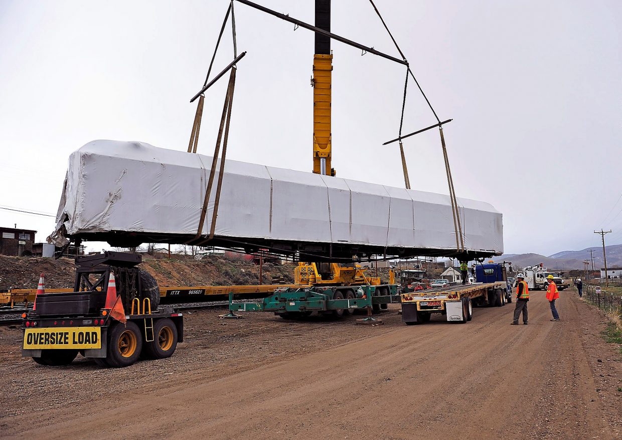 Rare passenger coach arrives in Granby